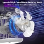Portable Air Conditioner Fan – 4-in-1 Ice Cooler with Mist & Remote - Image 3